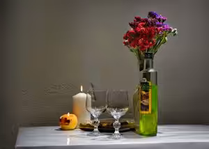 flower field landscape