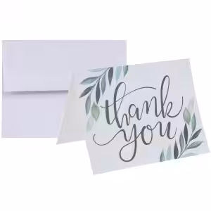 thank you greeting cards display
