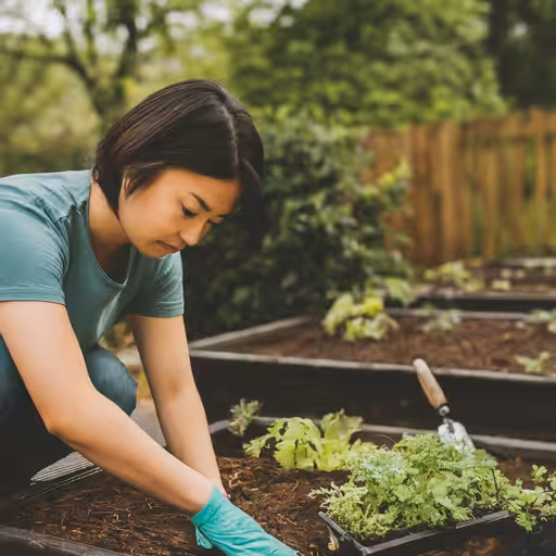 spring garden planning graphic
