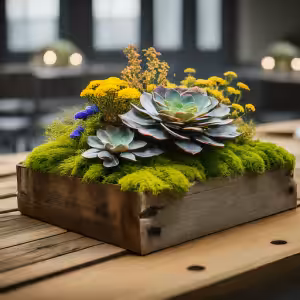 sustainable corporate event flower arrangements